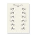 PMU eyeliner practising latex skin