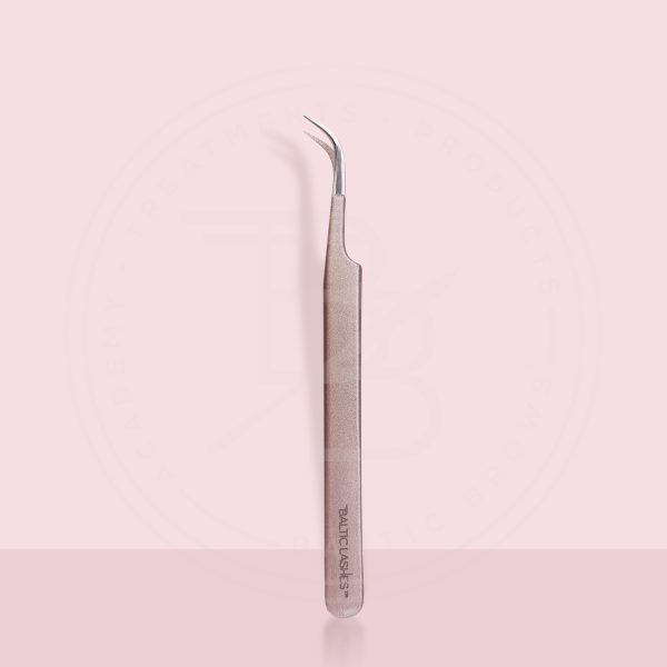 Baltic Lashes™ strong curved tweezer