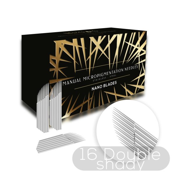 Baltic Brows® 16 pins double shading blades (50pcs)